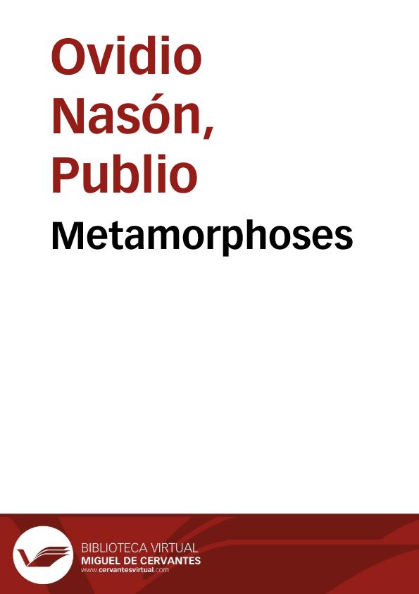 Metamorphoses / cum commentario Raphaelis Regii